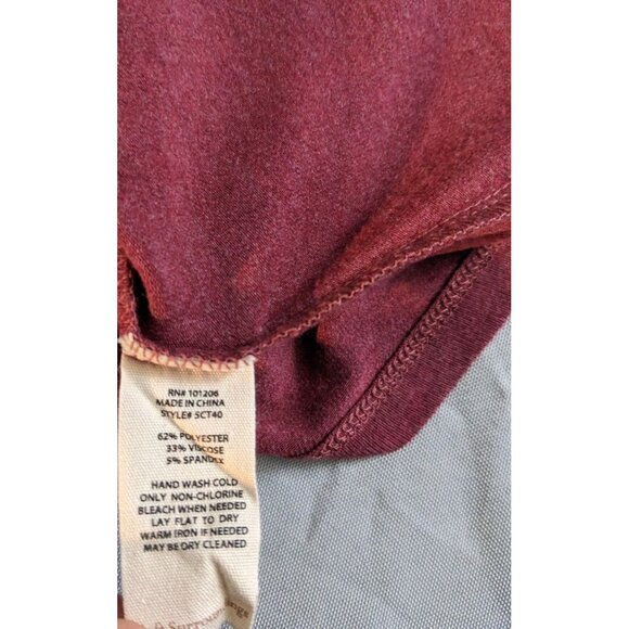 Soft Surrounding Dress Red Marla Sweater Layered Polyester Blend Womens Size 2X - Picture 7 of 10